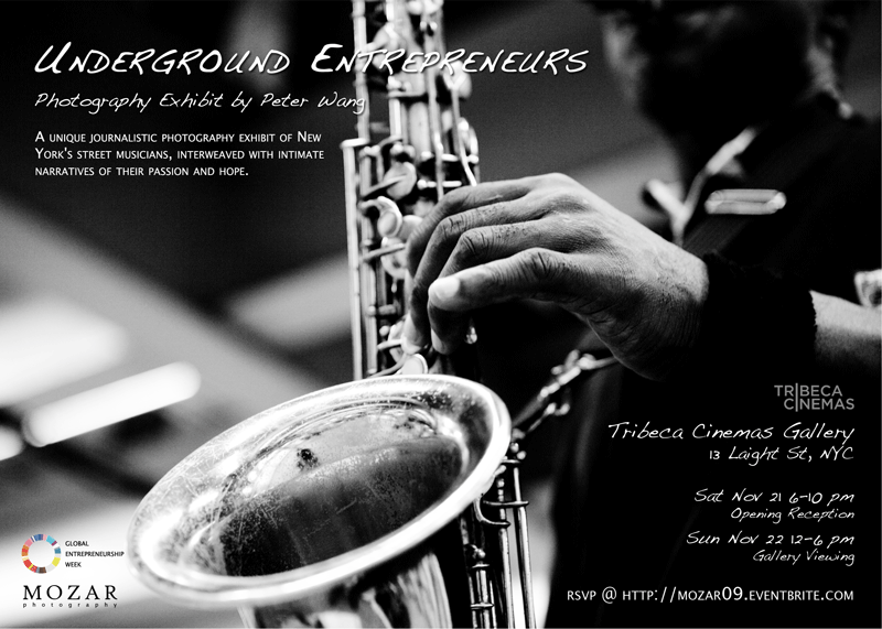 Underground Entrepreneurs Photography Exhibit by Peter Wang