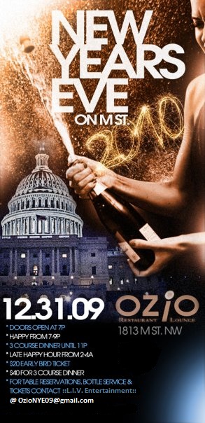 New Year's Eve Bash at Ozio Lounge