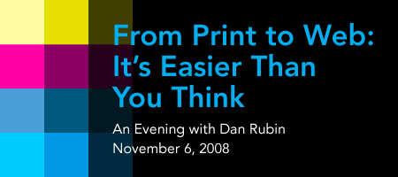 From Print to Web: It's Easier than You Think - an Evening...