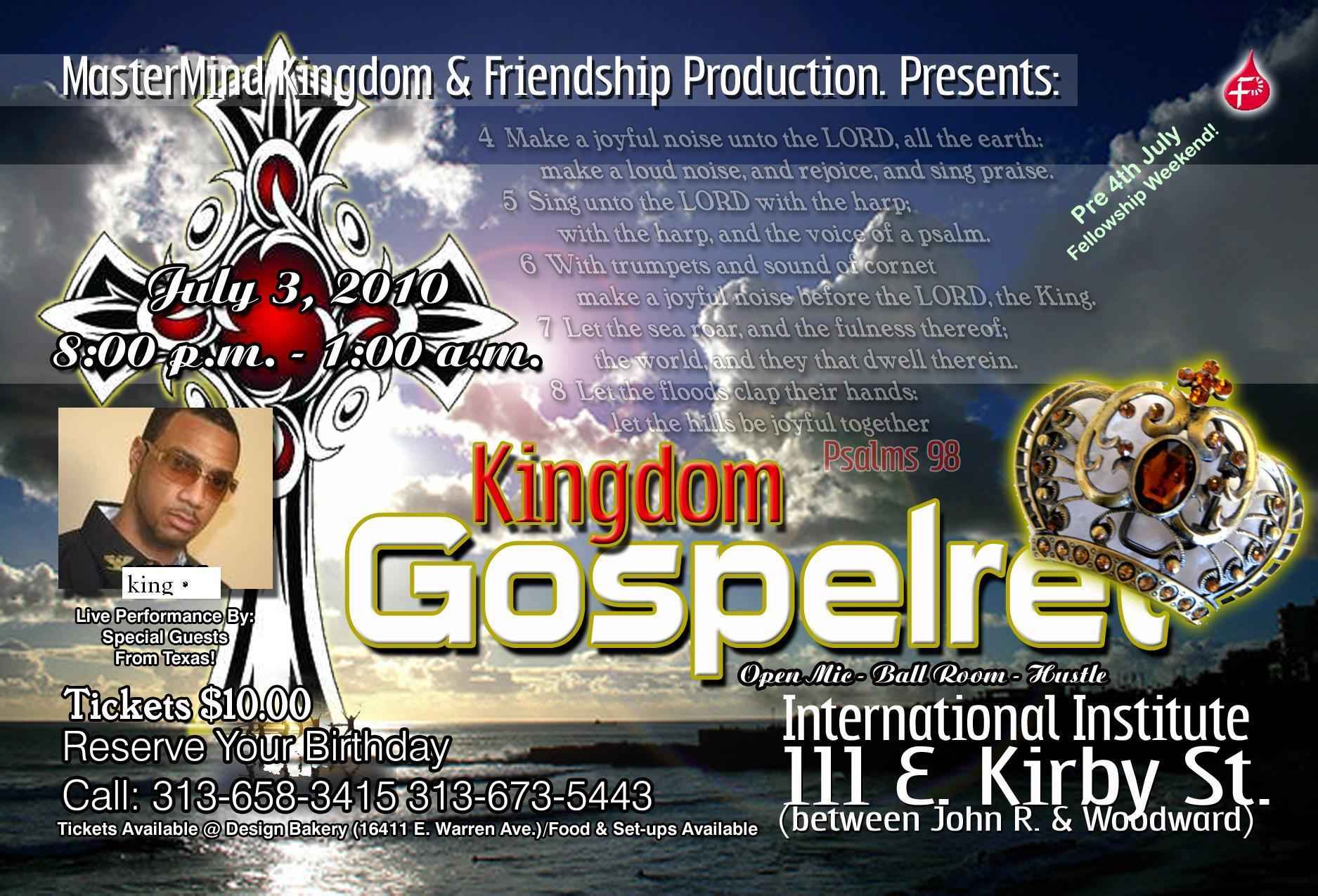 gospelret gosparet flyer