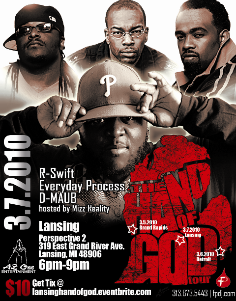 hand og lansing