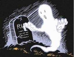 White Ghost Shivers Halloween Ball