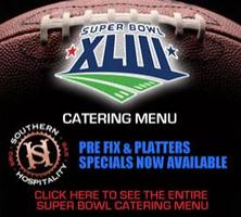 Southern Hospitality's Super Bowl Catering Menu
