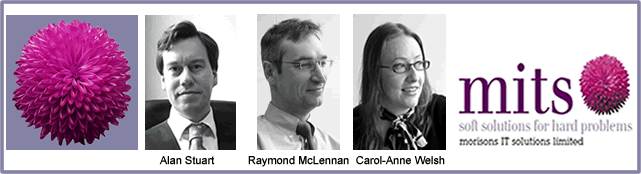 Alan Stuart, Raymond McLennan and Carol-Anne Welsh