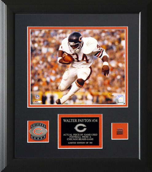 walter payton game ball portion