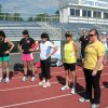on the track