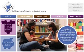 Room to Grow - Charity Web page for Room to Grow