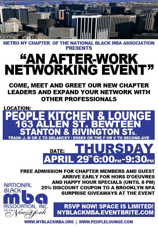 Afterwork Networking Event 4-29-10 People Lounge