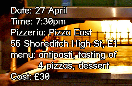 PizzaTuesday 27 April