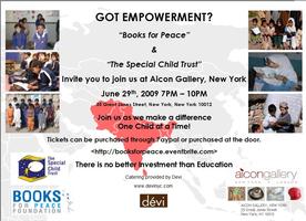 Books for Peace/The Special Child Trust Fundraiser
