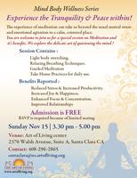 Mind, Body & Wellness Workshop -  Experience the...