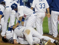 dodgers orgy on the ground dodgers orgy on the ground
