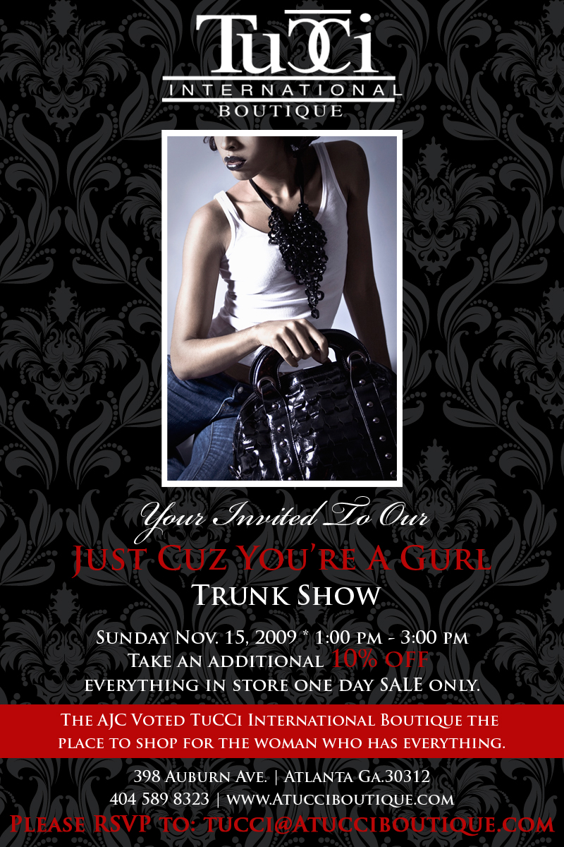 Invite Nov Trunk Show