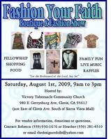Fashion Your Faith-Boutique & Fashion Show