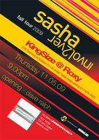 SASHA | ROXY BOSTON | THUR NOV 5