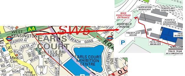 MAP OF VENUE FOR 24 APRIL 2010
