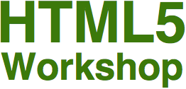 HTML5 workshop — New York City