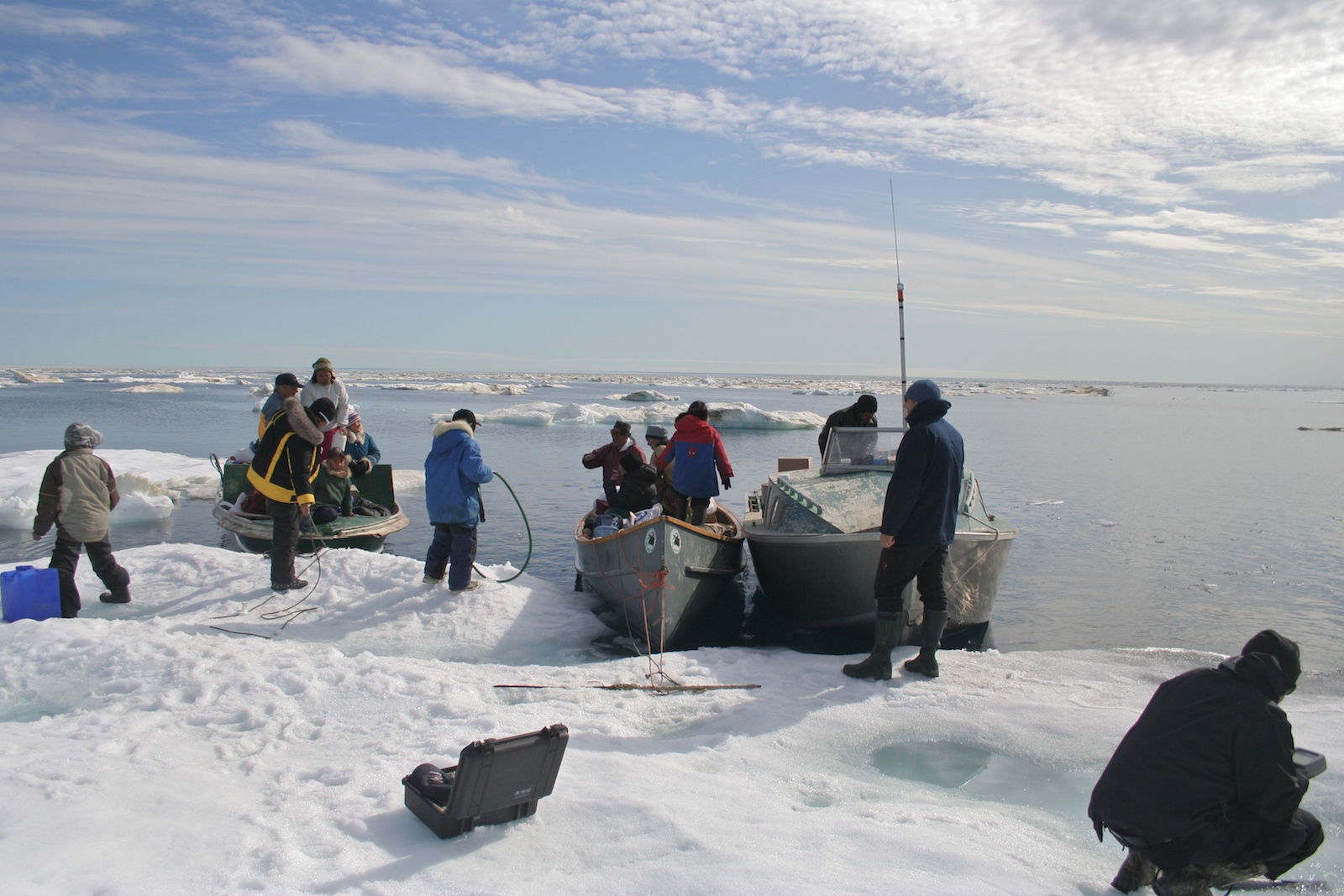 on the iceflow