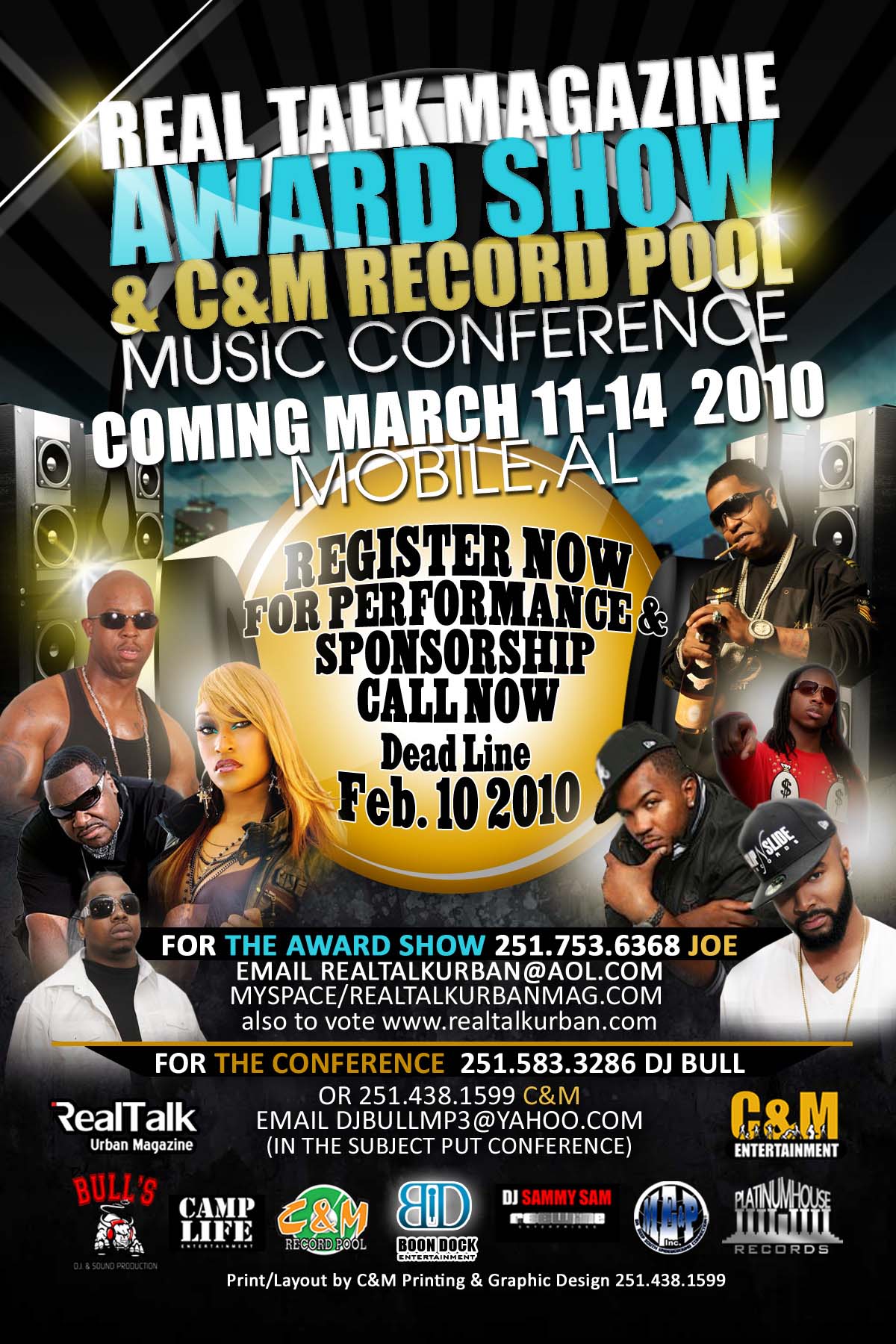 awards show and conferece flyer