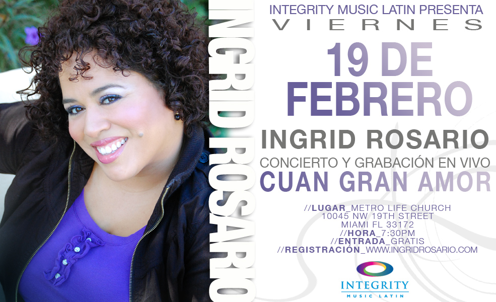 ingrid rosario grabacion en vivo