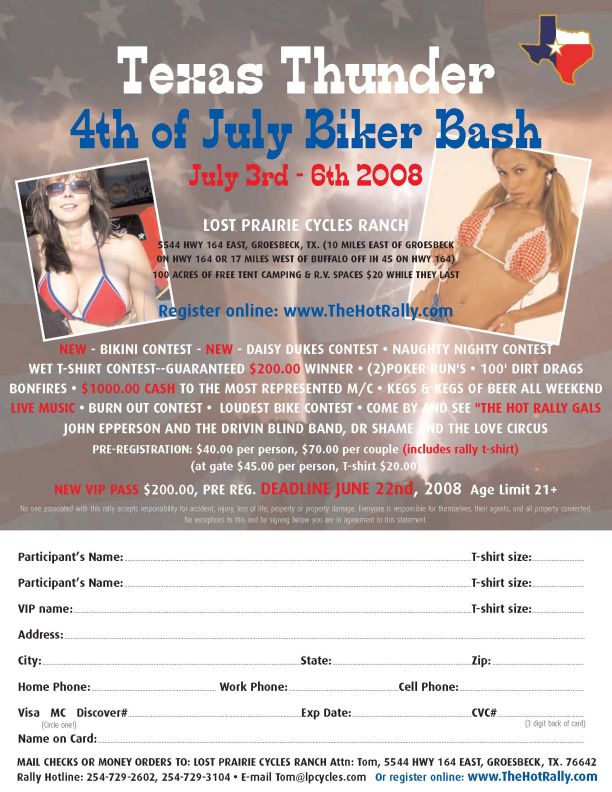Texas Thunder - 4th of July Biker Bash