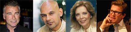 Ian Buchanan, Chacko Vadaheth, Barbara Bain and Jack Maxwell