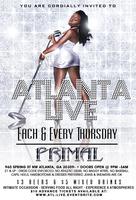 ATLANTA LIVE THURSDAYS @ PRIMAL ATLANTA