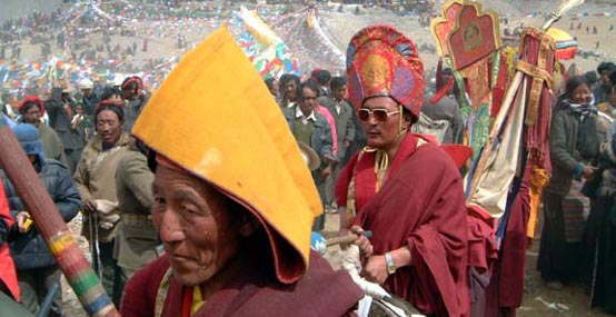 The annual Saga Dawa Festival of Tarboche, Mt. Kailash