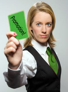 Green Career Woman promotion