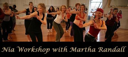 Nia Workshop with Martha Randall : Saturday December 6th