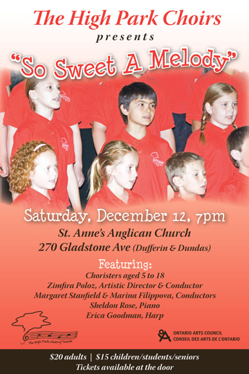 So Sweet a Melody flyer