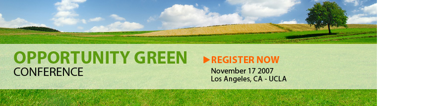 OPPORTUNITY GREEN Conference & After-Party!