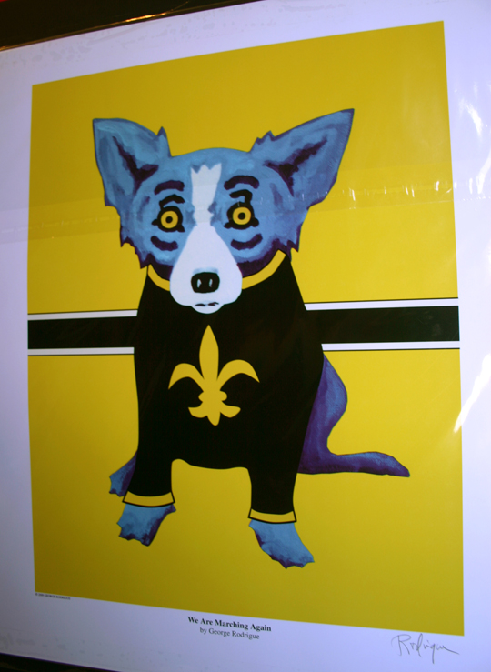 Signed George Rodrigue Original Print