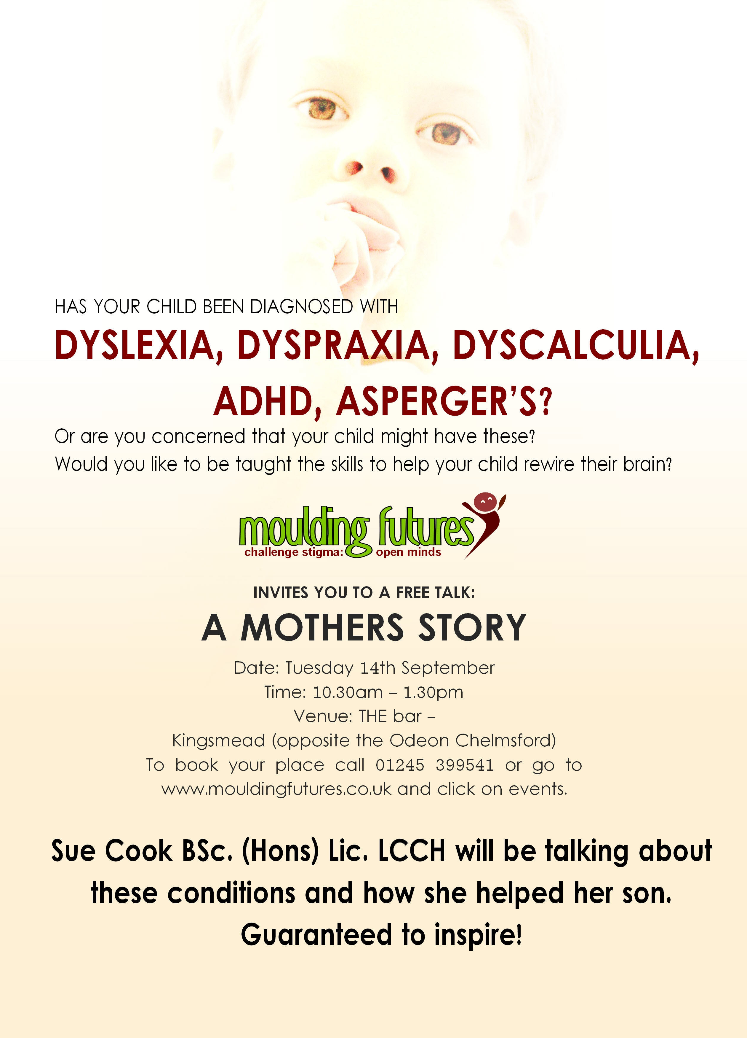 Invitation to free talk. Poster of the invite