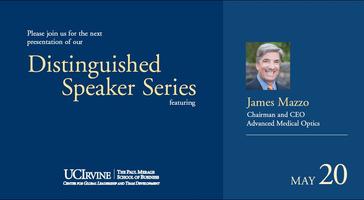 Distinguished Speaker Series: James Mazzo, Chairman and...