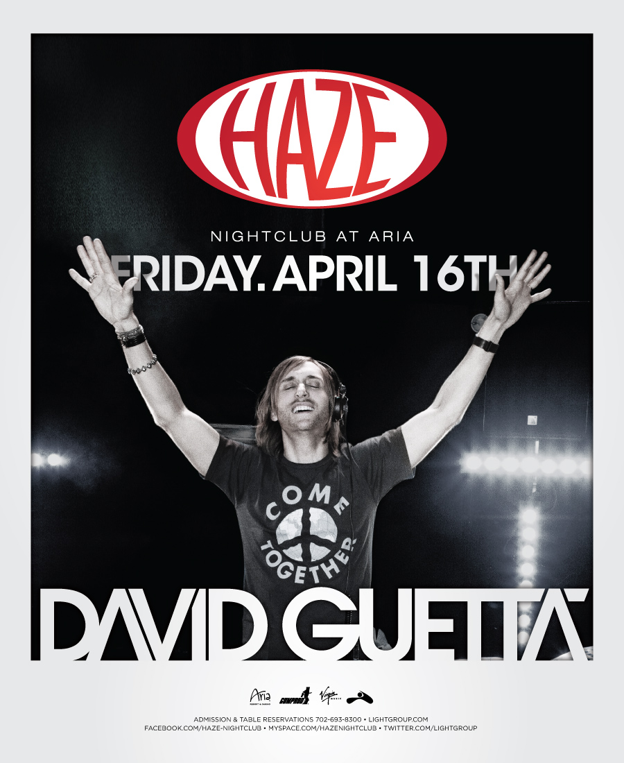 David Guetta at Haze, April 16th, 2010