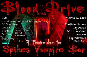 Spike's Vampire Bar Presents Blood Drive