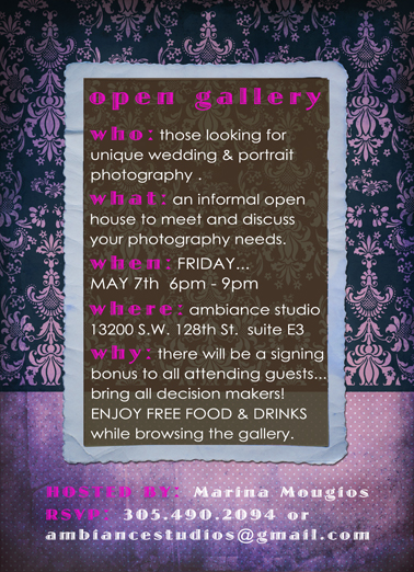 Open Gallery Info