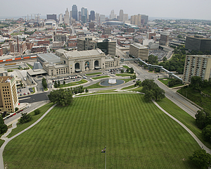 Kansas City view from Liberty Memorial