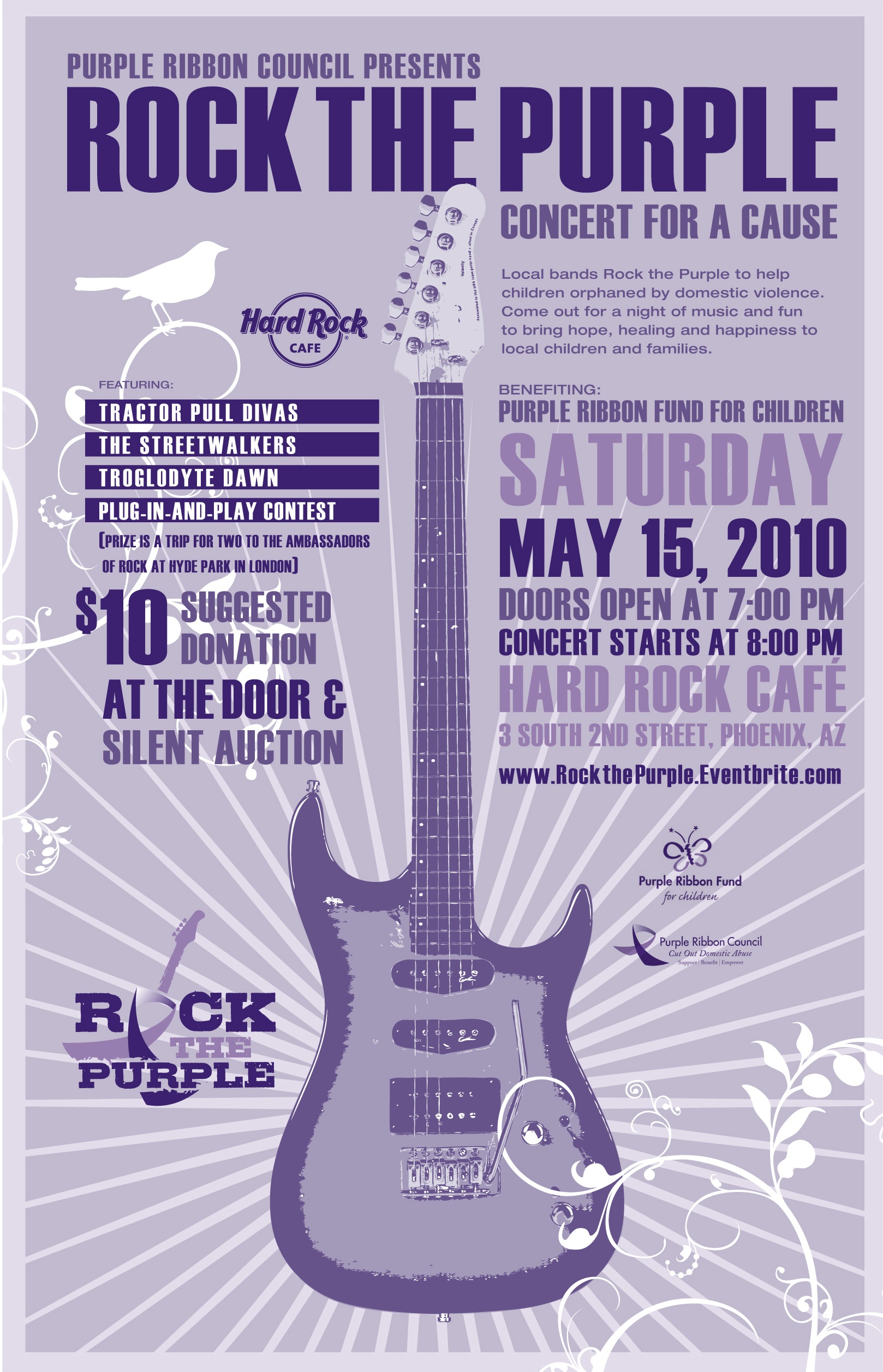 Rock the Purple May 15 Flier
