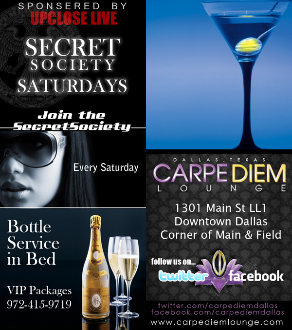 secret society saturdays at carpe diem lounge, dallas