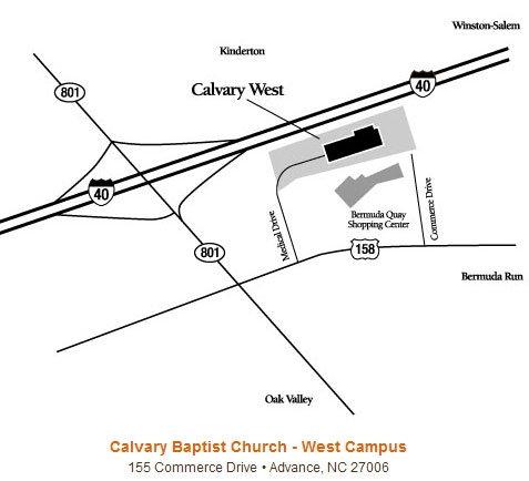 Calvary West map Calvary West map