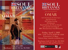 Soul Britannia :: OMAR (UK) :: DC :: April 3 (Fri)