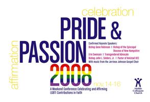 PRIDE AND PASSION 2008  November 14-16, 2008  Middle...