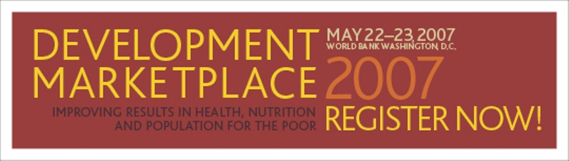 2007 Global Development Marketplace