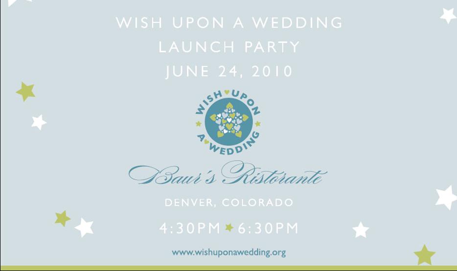 Colorado Launch Wish Upon a Wedding Wedding Non-Profit Launch Party