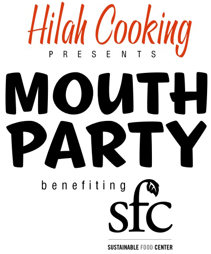 Mouth Party! Hilah Cooking presents MOUTH PARTY logo
