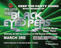 Black Eyed Peas : VOYEUR PHILADELPHIA Black Eyed Peas After Show Party