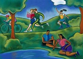 FitnessWorking @ Hamby Park : Walk or Hike or Bike or Run