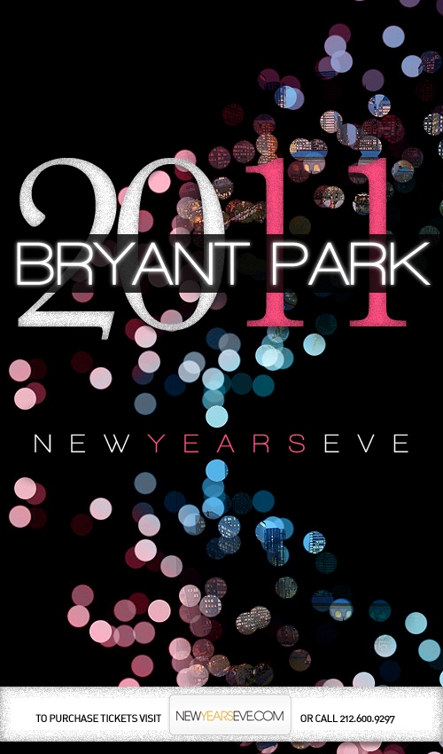Bryant Park Grill New Year's Eve